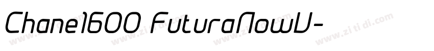 Chane1600 FuturaNowV字体转换